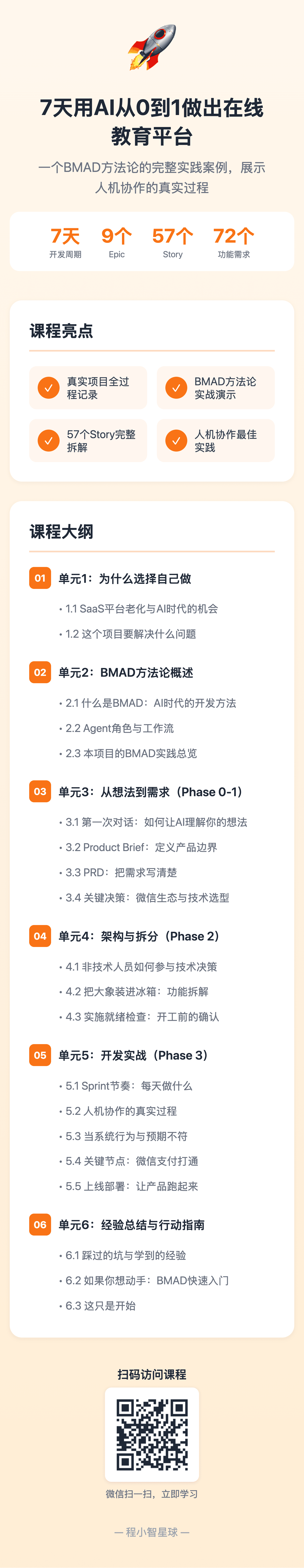7天用AI从0到1做出在线教育平台 详情图 1